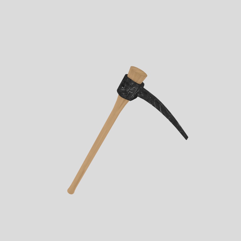 LowPoly Pickaxe preview image 1